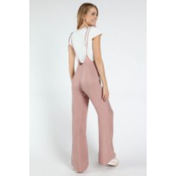 Spaghetti Strap Bell Bottom Jumpsuit - Picture 5 of 8